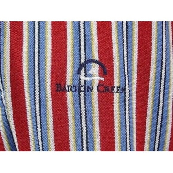Ralph Lauren Polo Golf Shirt Barten Creek Mens XL Retro Multi-Striped Size XL - Picture 3 of 6
